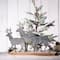 Glitzhome; Glitzhome® 13" Galvanized Metal & Wood Reindeer Tabletop Décor; Category:Christmas Tabletop Decor; Image:3